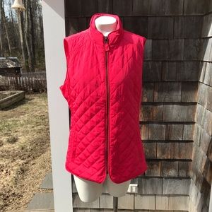 Talbots zip vest